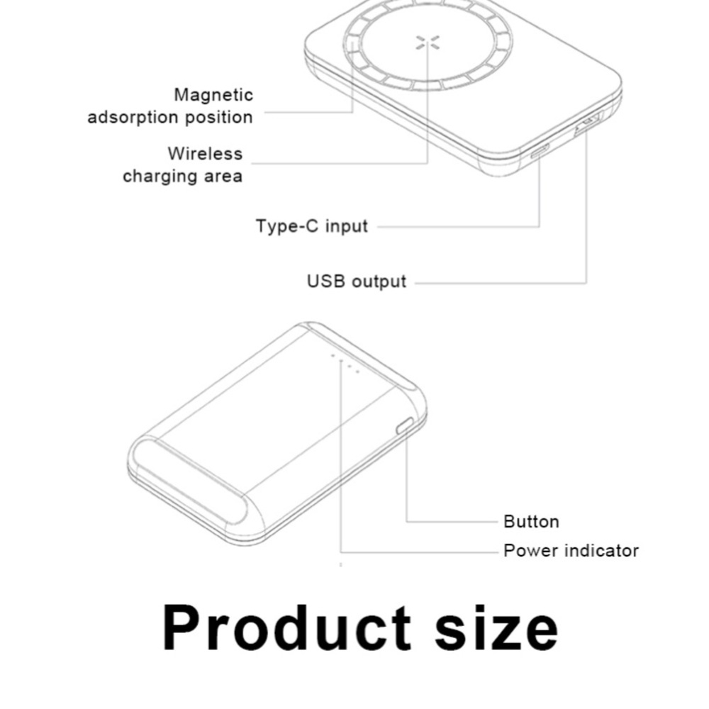 magnetic powerbank phone charger